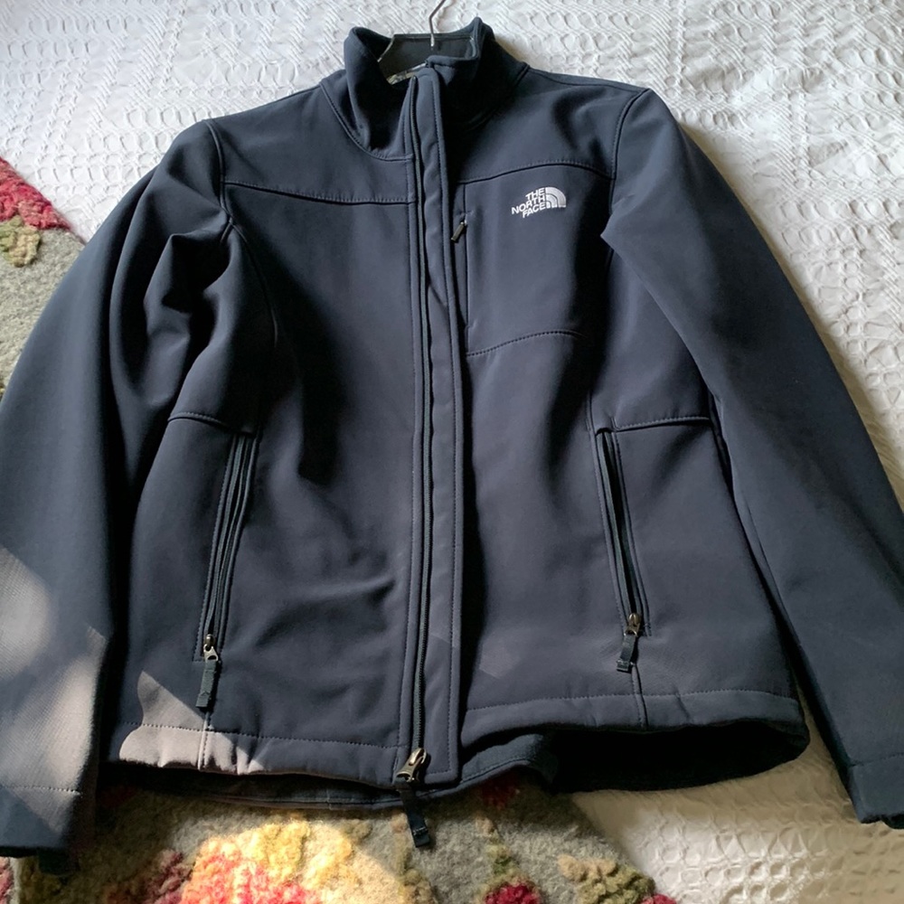 The North Face Windwall Navy Blue Zip Up Jacket S